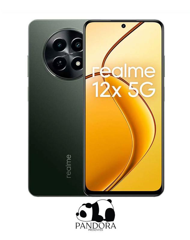 Smartphone Realme 12x 5G 128/256GB 6/8GB RAM Tela 6.5